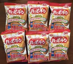 【数量限定】亀田製菓　ハッピーターン 亀田の柿の種味35g×6袋のサムネイル