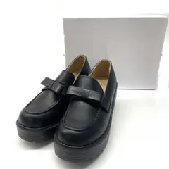 Shoes in Closet 軽量厚底 やわらか リボンローファー4051のサムネイル