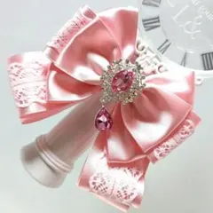★キンブレリボン　ペンラリボン★ベビーピンク　ライトピンク　ミニサイズ　ヘアゴムのサムネイル