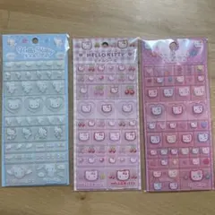 新品　正規品　サンリオ　キティちゃん　ハローキティ　タイルシール　ブロックシール