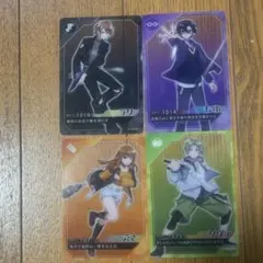 カラフルピーチチップス　クリアカード 4枚セット うり もふ シヴァ えと