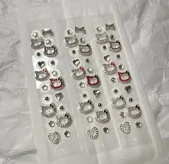 耳つぼジュエリー　キット　ポインター　シール　マグレイン　キティ　サンリオ　模型 耳つぼジュエリー キット ポインター シール マグレイン キティ