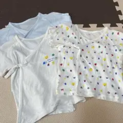 ベビー肌着 Vネック 3枚セット