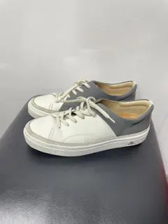 ⭐︎madras メンズ 25.0㎝ バイカラー グレー 牛革 ツートンカラー⭐︎のサムネイル
