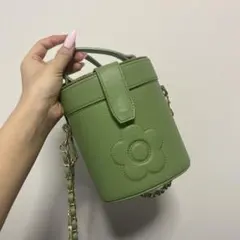 LILY BROWN / MARY QUANT グリーンショルダーバッグ