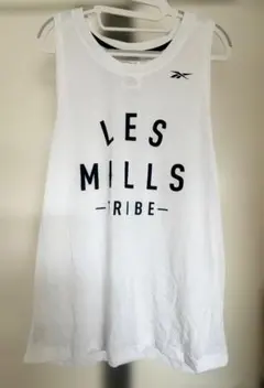 Reebok Les Mills タンクトップ ホワイト　試着のみのサムネイル