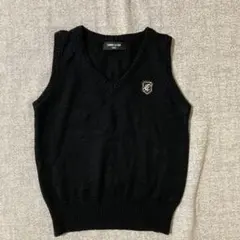 美品★コムサイズム　ベスト　黒