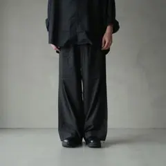 K*I様 26ss アンセルム L/C TUCK EASY PANTS BLAC - メルカリ