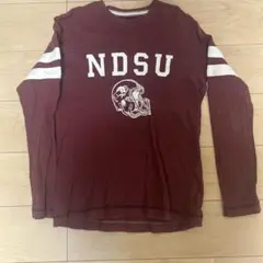 NDSU 長袖Tシャツ バーガンディ　00s