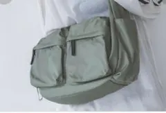 jeanasis(ジーナシス) ナイロンベルトボディBAG(バッグ) カーキ