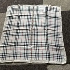 신품 BURBERRY 버버리 노바 체크 실크 대형 손수건 스카프