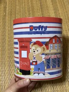 上海ディズニーランド ダッフィー 缶
