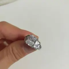 925刻印あり シルバーリング キュービックジルコニア