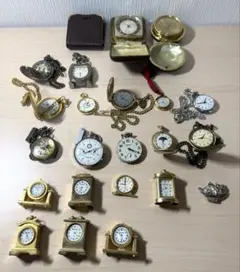 セイコー 懐中時計 置き型時計など まとめ 23本