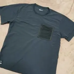 ワークマン Find-Out 半袖Tシャツ メッシュポケット付き 黒 メンズ3L