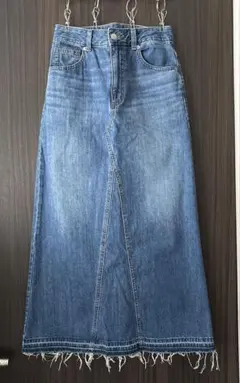 GU デニムロングスカート