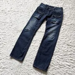 美品 FOB FACTORY ブッシュパンツ デニム ジーンズ M F0311のサムネイル