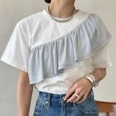 DouDou ドゥドゥ　トップス 【WEB限定】ラメフリルカットトップスのサムネイル