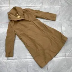 ガリャルダガランテ ロングコート ウール混 カジュアル 無地 ベージュ F