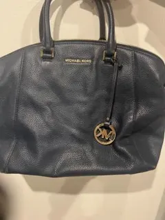 2/1値下げ　MICHAEL KORS ネイビー ハンドバッグ