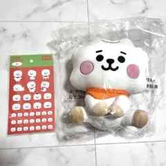 BT21 RJ BTS おすわりぬいぐるみ シールステッカー