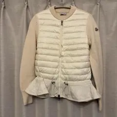 モンクレール Maglione ダウン×ニットカーディガン フリル ネイビーのサムネイル