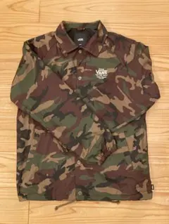 VANS バンズ　ナイロン　コーチジャケット　迷彩　L