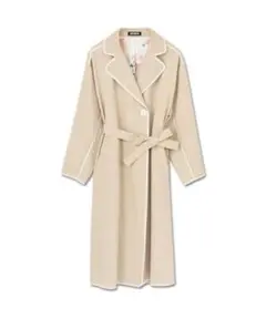 MARY QUANT パイピングオーバートレンチ ロングコート（ベージュ）完売品のサムネイル