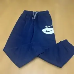 Nike ネイビー ロゴ入り 長ズボン　サイズM140-150 スウェットパンツ