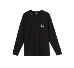 ステューシー BASIC STUSSY L/S TEE ロングスリーブ　黒　L