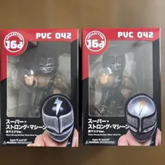 16dソフビコレクション スーパーストロングマシン 銀マスク&黒マスク2