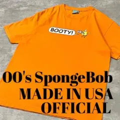 00s スポンジボブ ヴィンテージ Tシャツ USA製 両面プリント L Y2Kのサムネイル