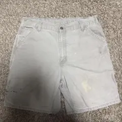 【雰囲気抜群】カーハート ダック地 ペインターショーツ 36