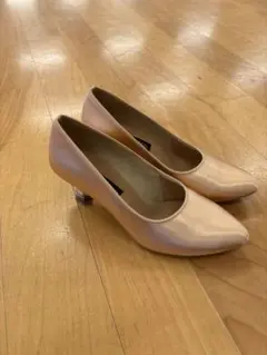 社交ダンス用女性ベージュスタンダードシューズのサムネイル