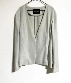 UNITED ARROWSグリーンレーベル ノーカラージャケット　ベージュ