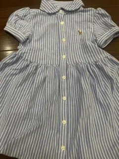 Ralph Lauren ラルフローレンシャツワンピースブルマ付き18M 85㌢