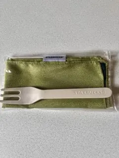 Starbucks ケーキフォーク＆ちりめんクロスセットのサムネイル