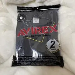 【新品2枚セット】 AVIREX Vネック Tシャツ 2枚組 ブラック Sのサムネイル