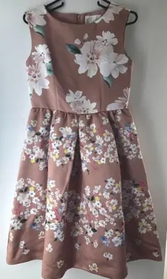 【試着のみ】チェスティ　フラワープリントワンピース