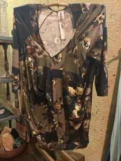 KENZO 花柄 ７分袖チュニック