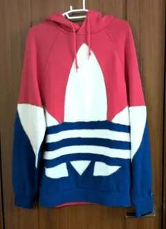 美品　adidas アディダス トレフォイル パーカー　Lサイズ