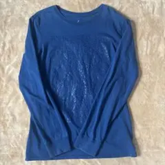 NIKE/ナイキ　ネイビーロングTシャツ　S