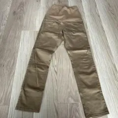 無印　ベージュ マタニティ パンツ