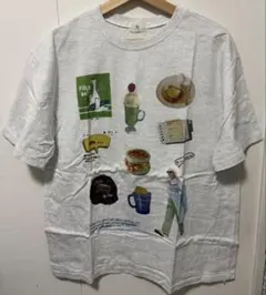 シティーボーイ　プリント グレーTシャツ