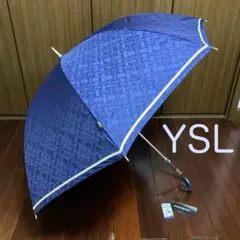 ★美品 イヴサンローラン 晴雨兼用 傘 日傘　耐風 遮光 遮熱 UV ネイビーのサムネイル