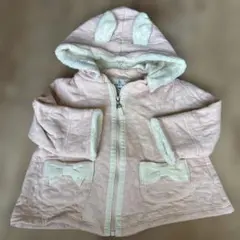 KUMIKYOKU うさぎ耳フード トレーナー 80