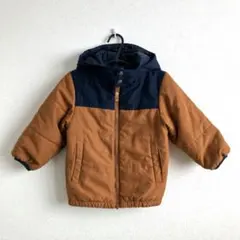 【デビロック】フード取り外し可能 中綿ジャケット / アウター 100cm