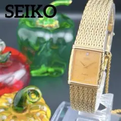 【美品】セイコー エクセリーヌ クォーツ レディース腕時計 ドレスウォッチ
