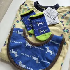 ロンパース　ソックス　スタイ　３点セット