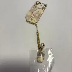 レア　ご当地ハローキティ ストラップ 根付け　ホワイト　クリアバージョン